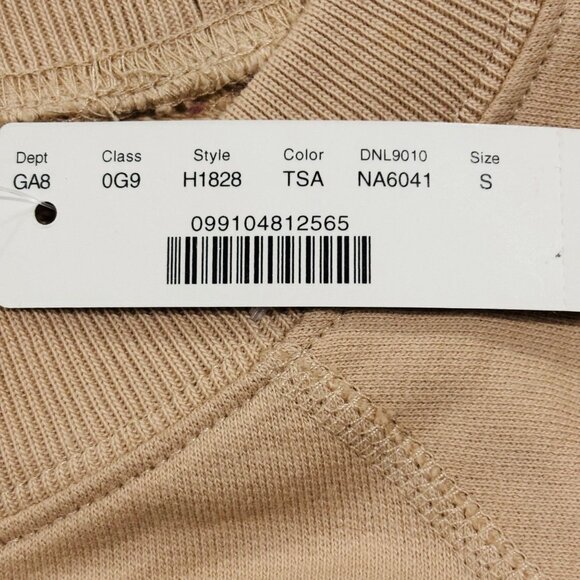 NWT JCrew Women's "Oui Non" Embroidered Sweatshirt Size S - Picture 4 of 6